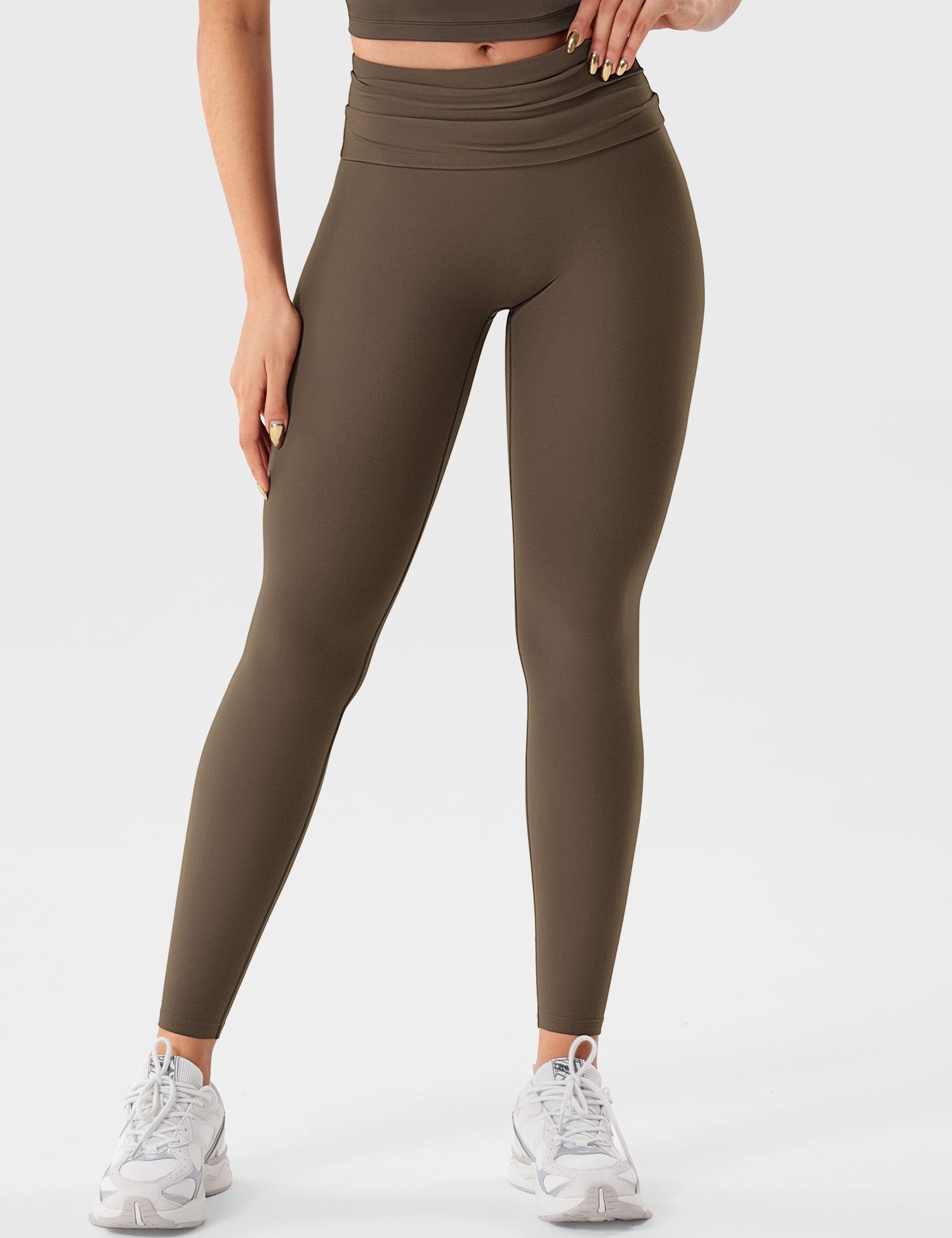 YGLEO Romola Fold Over Leggings