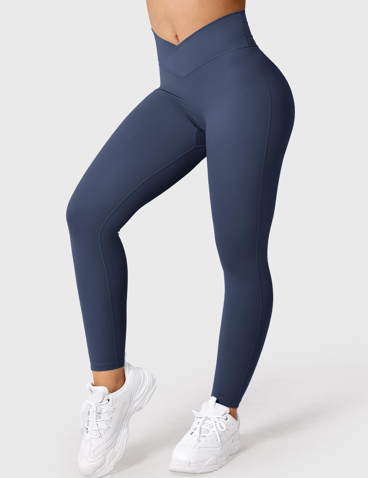 YGLEO V-waistband Workout Leggings