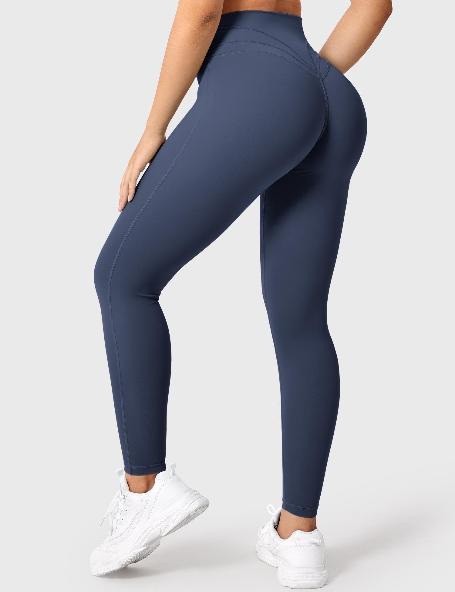 YGLEO V-waistband Workout Leggings