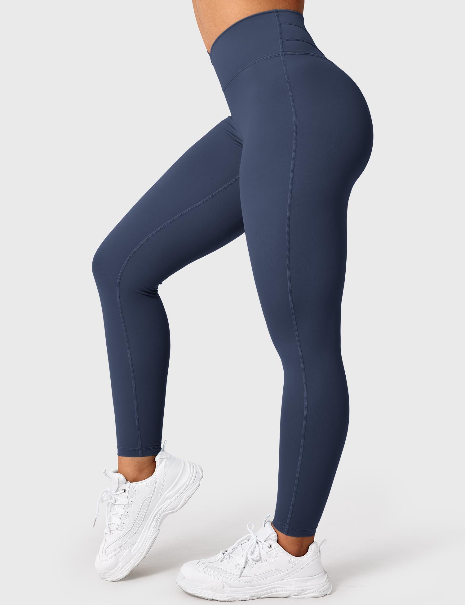 YGLEO V-waistband Workout Leggings