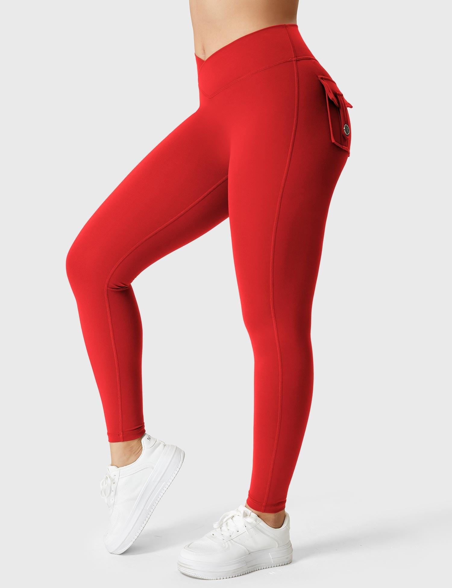 YGLEO V-waistband Charm Leggings