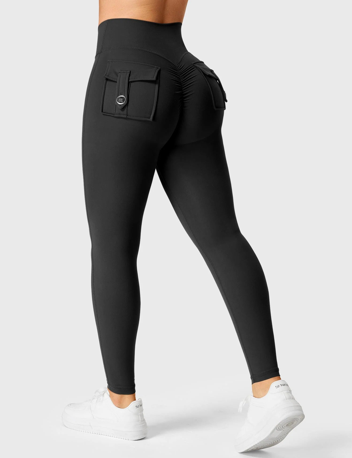 YGLEO V-waistband Charm Leggings