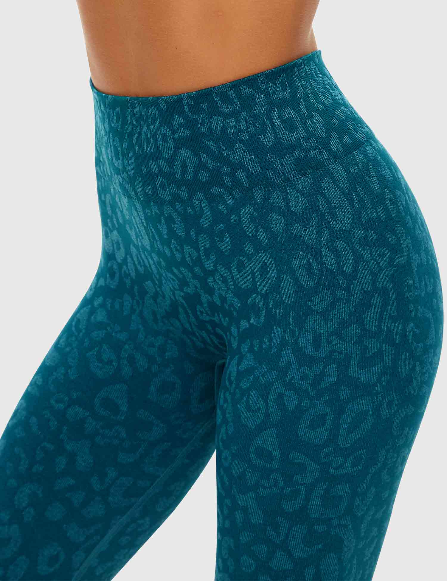 YGLEO Leopard Seamless Leggings