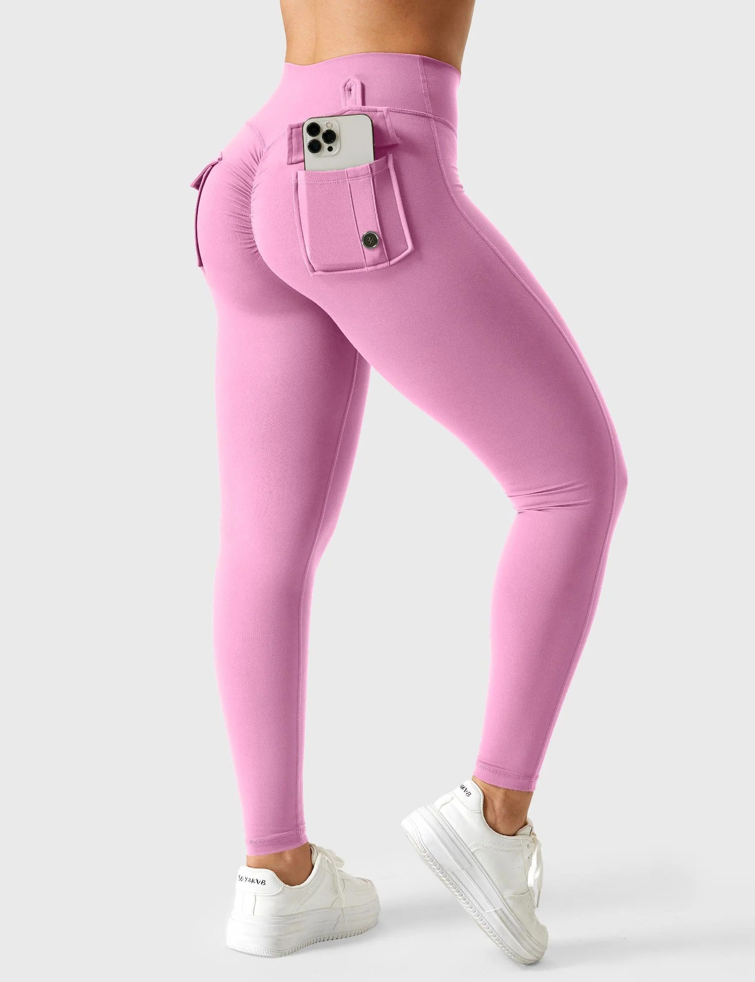 YGLEO V-waistband Charm Leggings