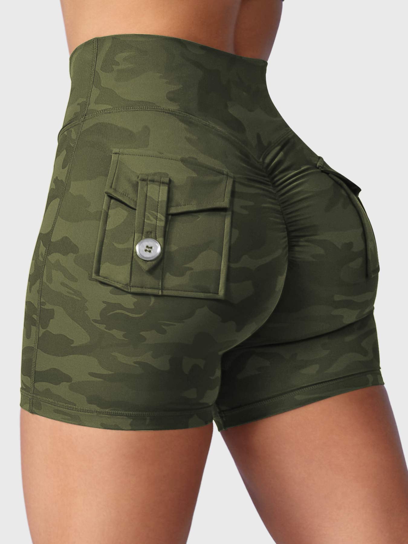 YGLEO Charm Camouflage Shorts