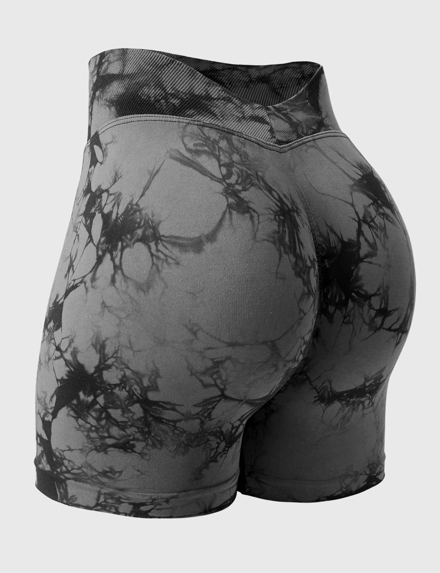 YGLEO Liz Tie Dye V-back Shorts