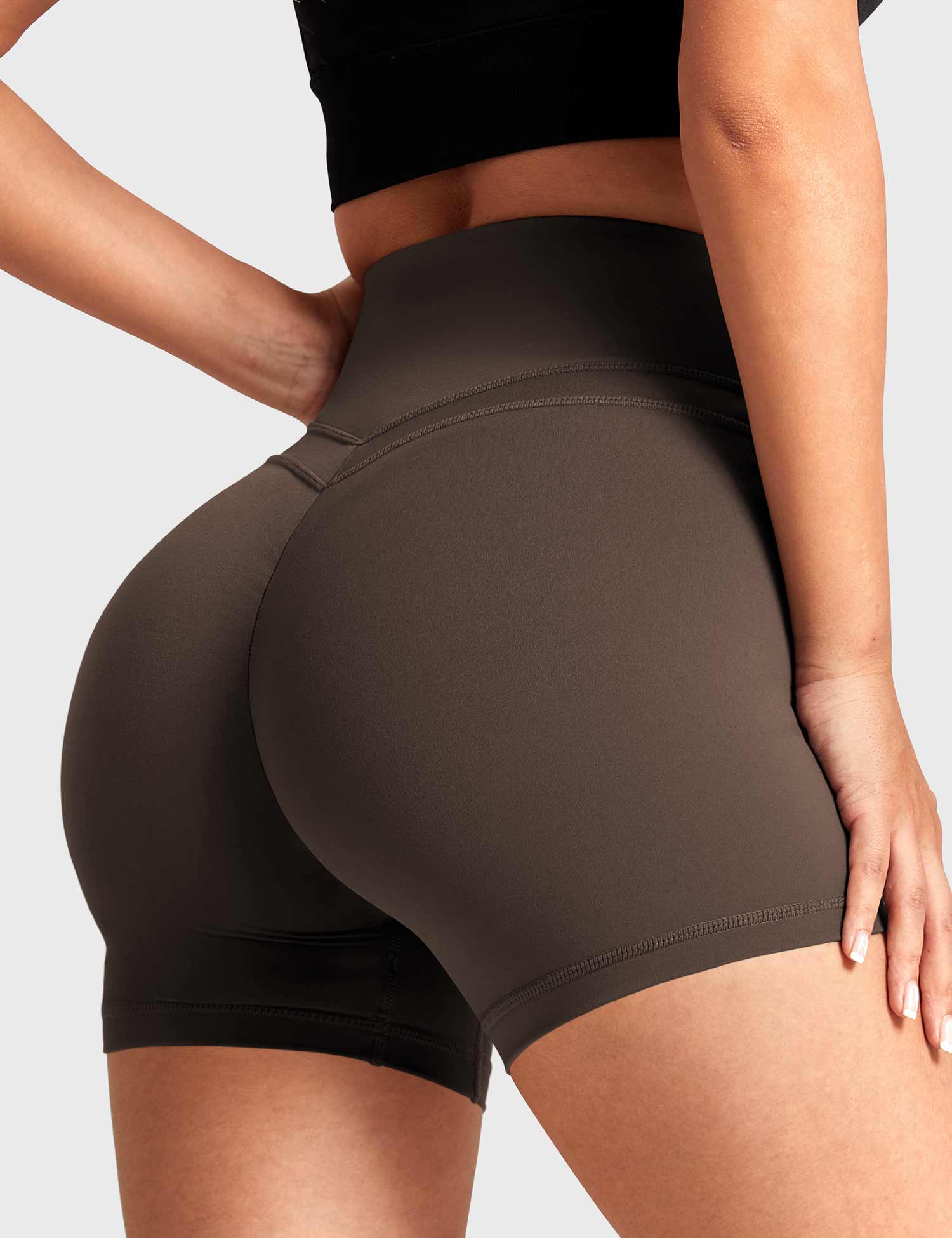 YGLEO Buttery High Waisted Shorts