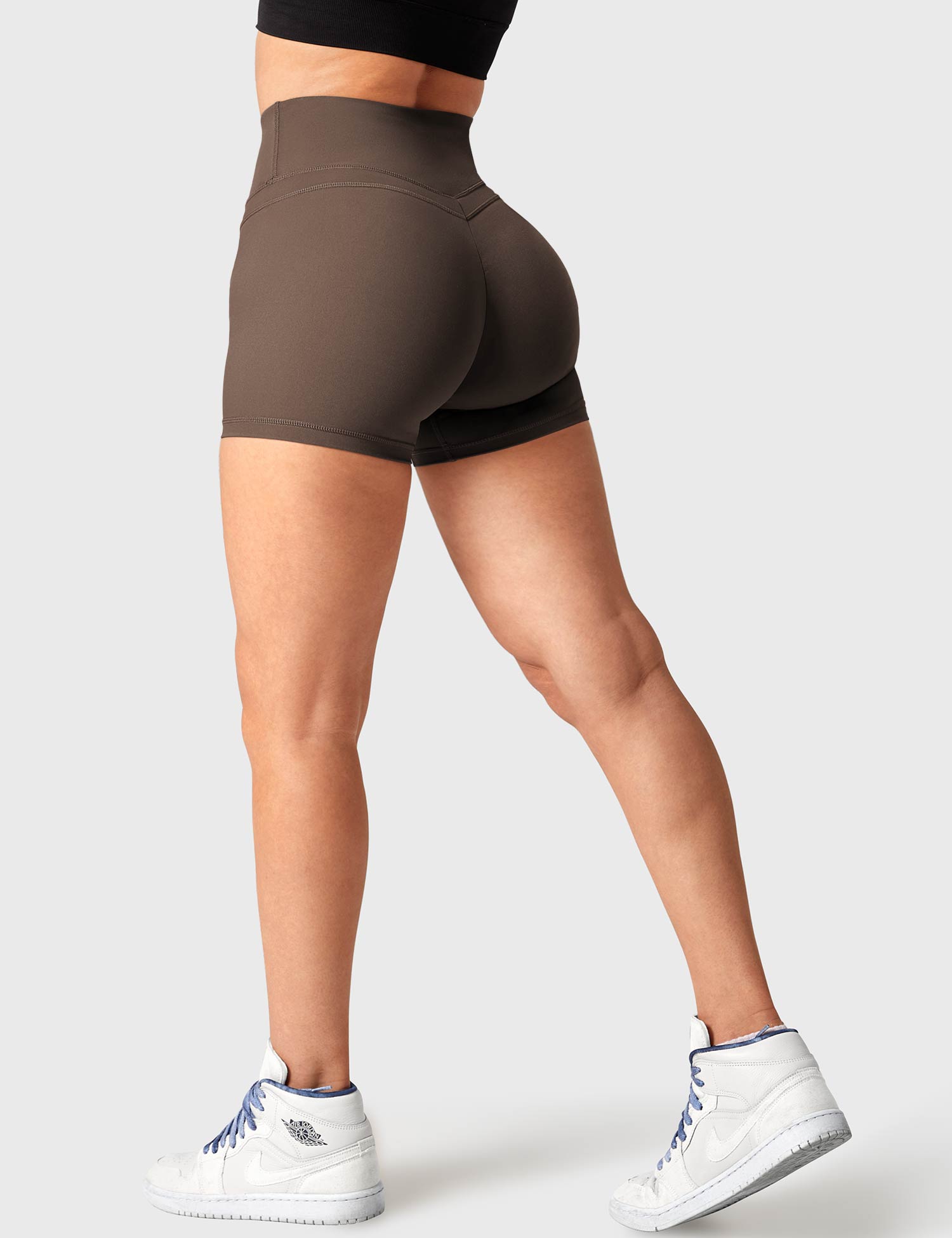 YGLEO Buttery High Waisted Shorts