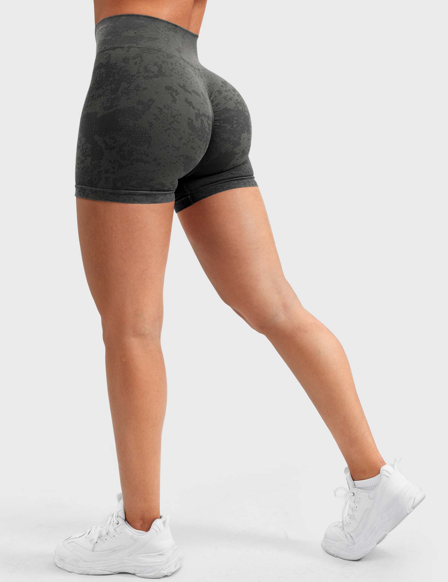 YGLEO Snowy Seamless Shorts