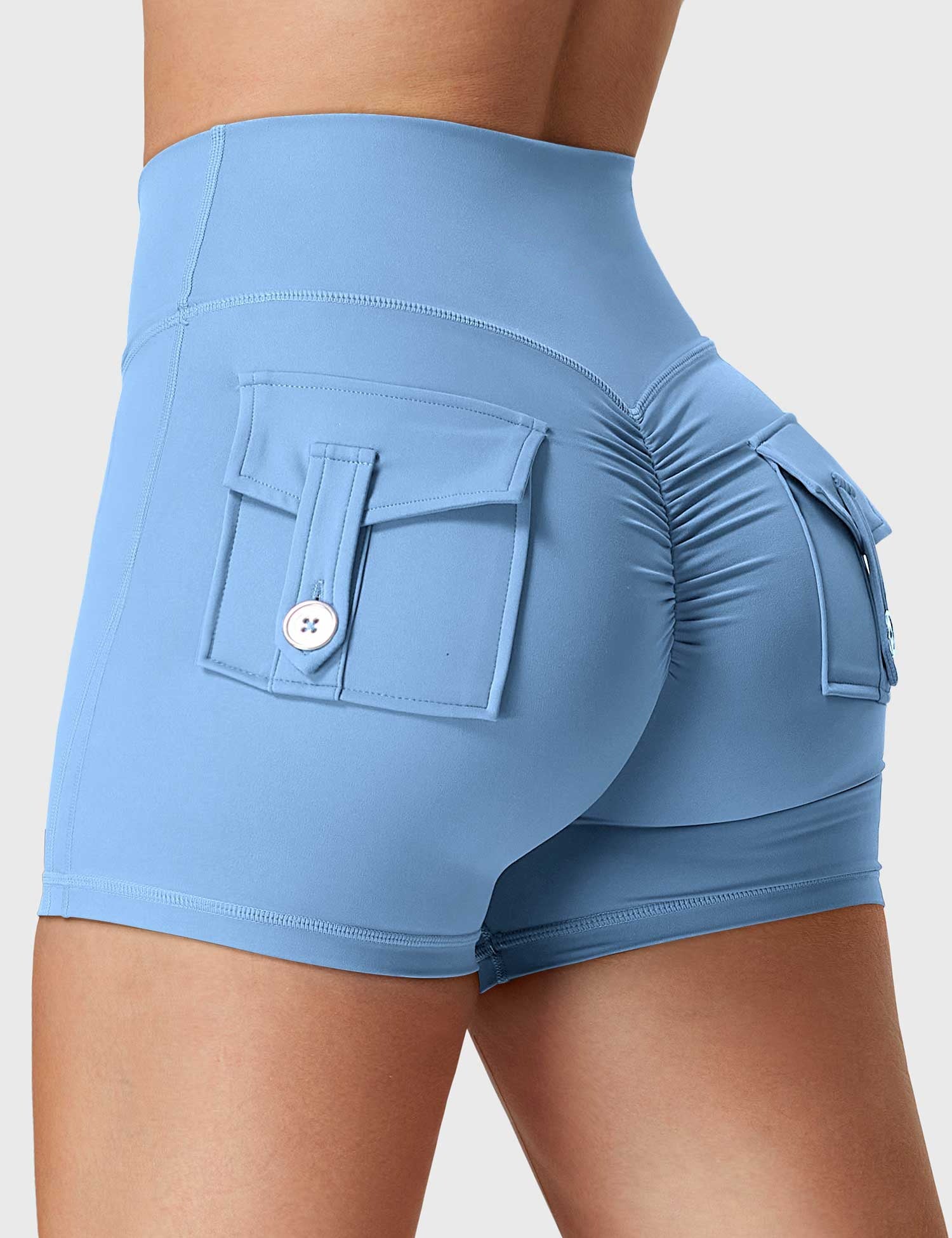 YGLEO V-waistband Charm Shorts