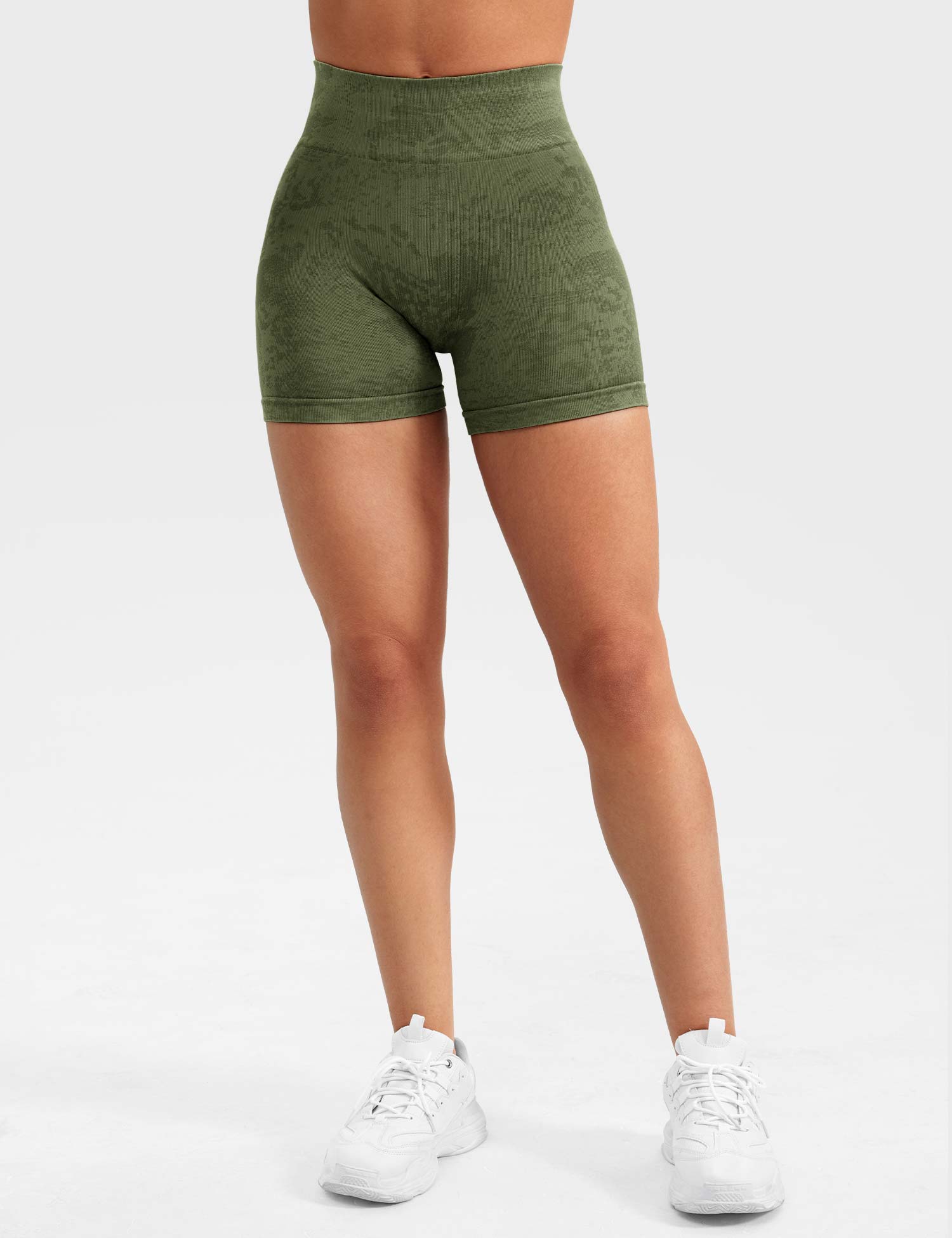 YGLEO Snowy Seamless Shorts