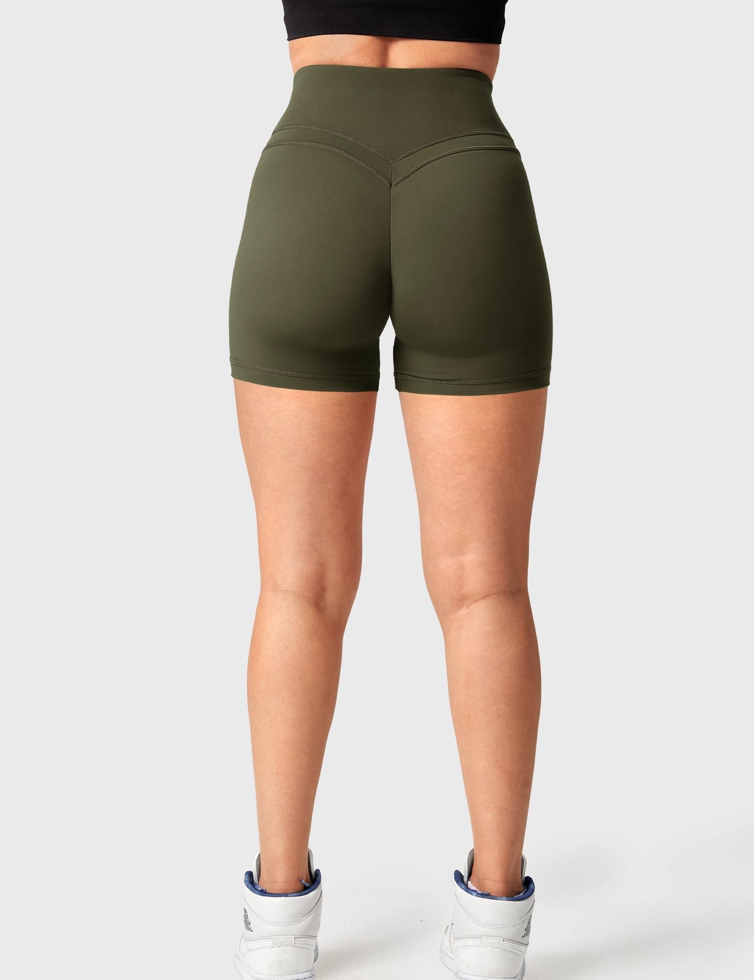 YGLEO Buttery High Waisted Shorts