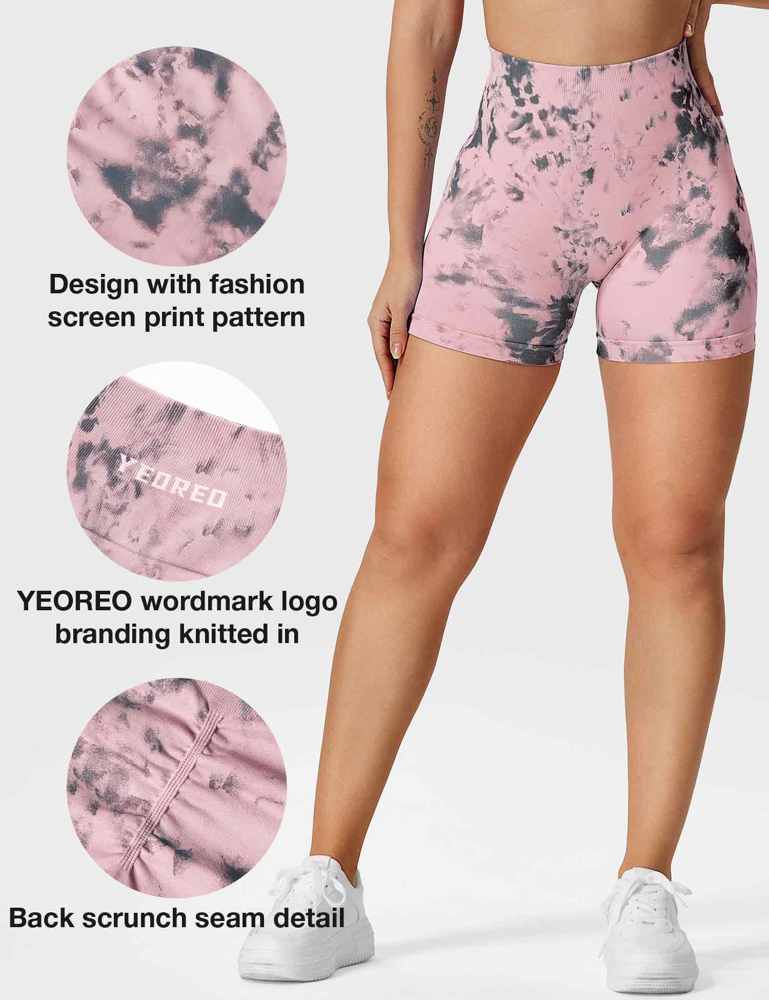 YGLEO Dazzle Seamless Shorts