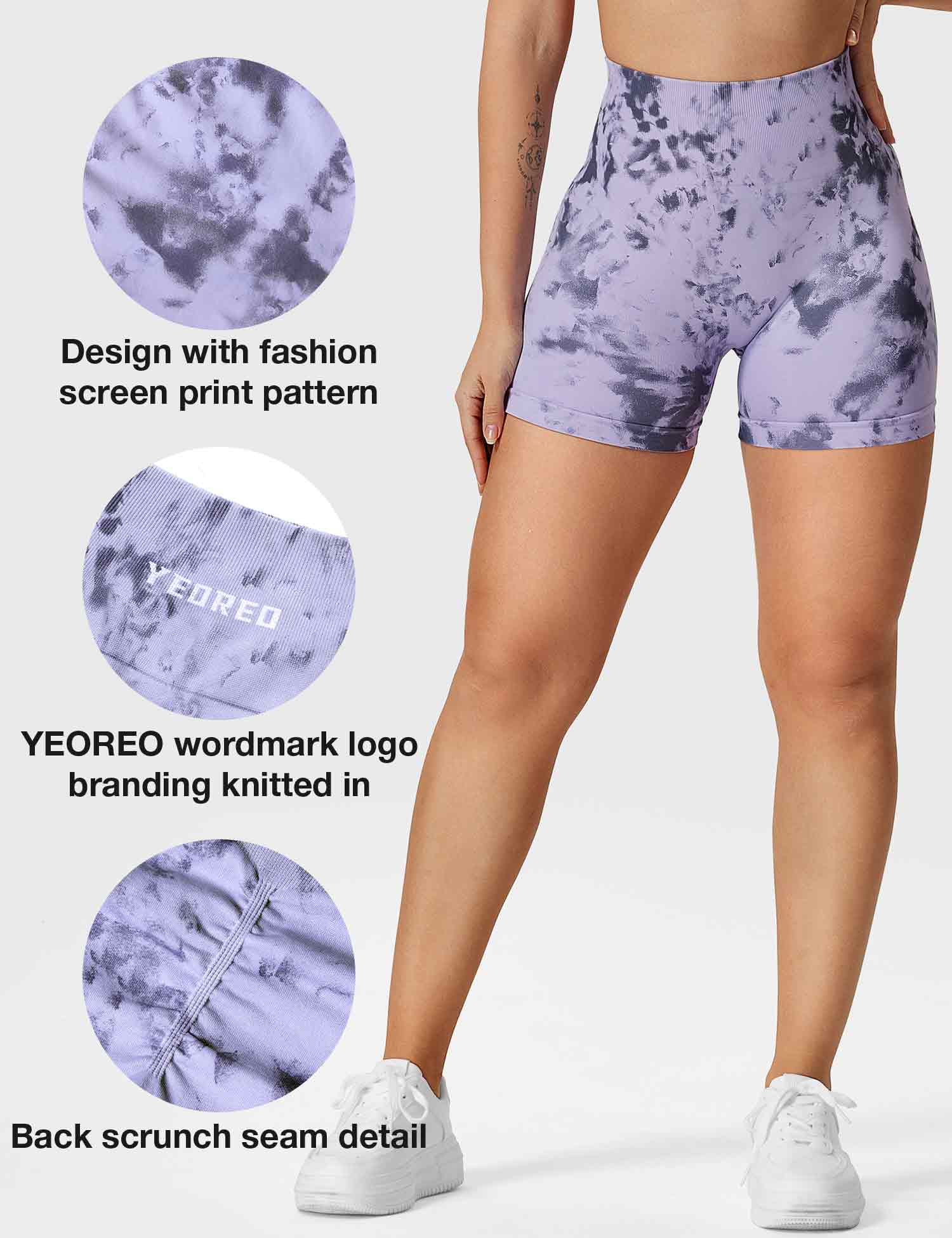 YGLEO Dazzle Seamless Shorts