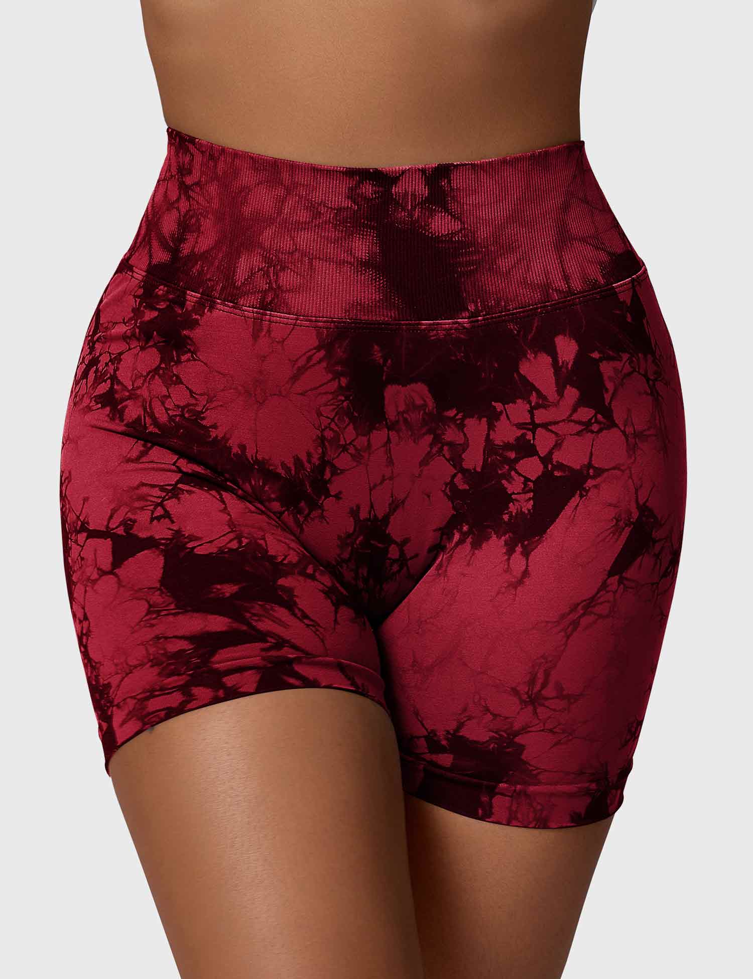 YGLEO Liz Tie Dye V-back Shorts