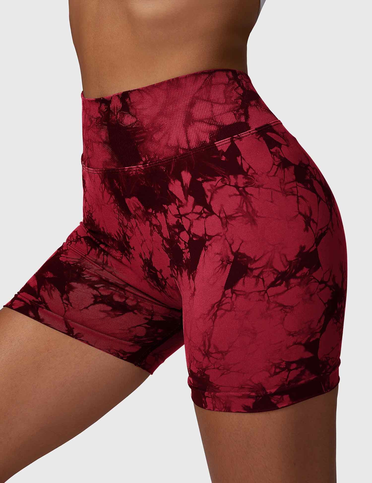 YGLEO Liz Tie Dye V-back Shorts