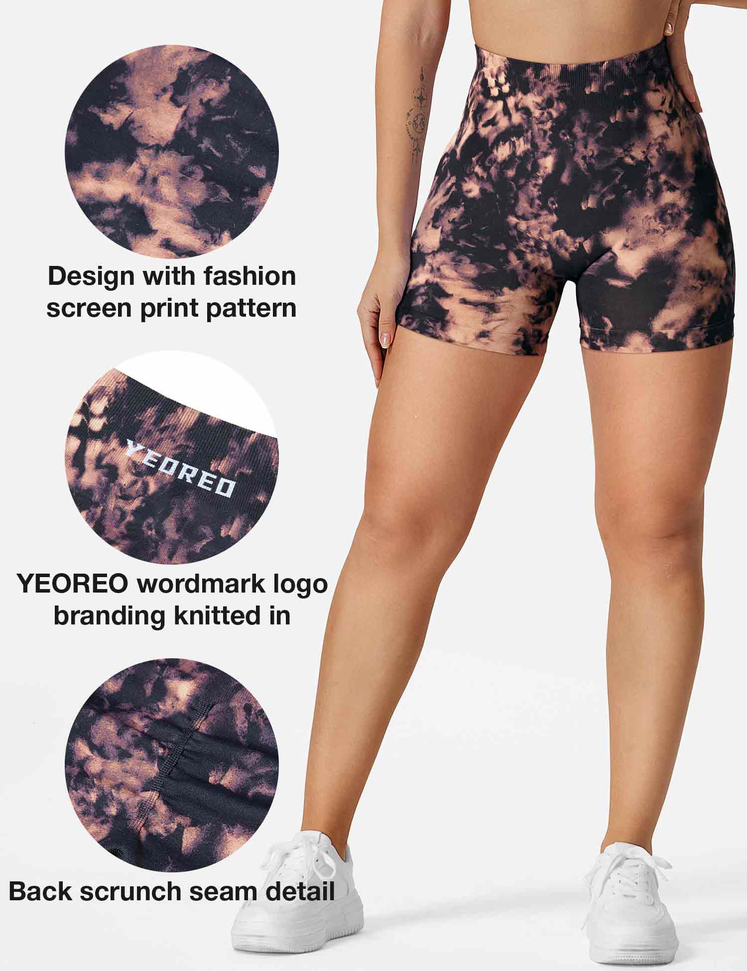 YGLEO Dazzle Seamless Shorts