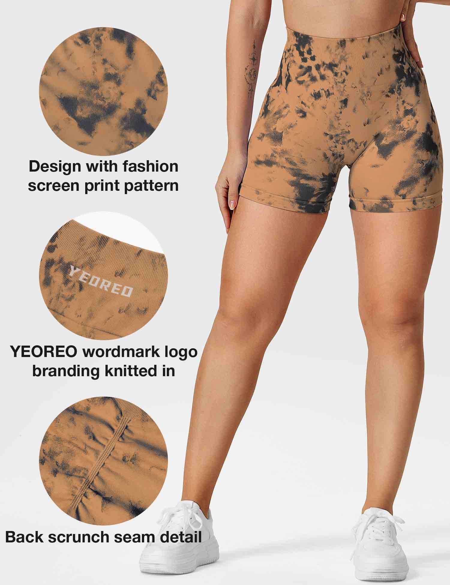 YGLEO Dazzle Seamless Shorts