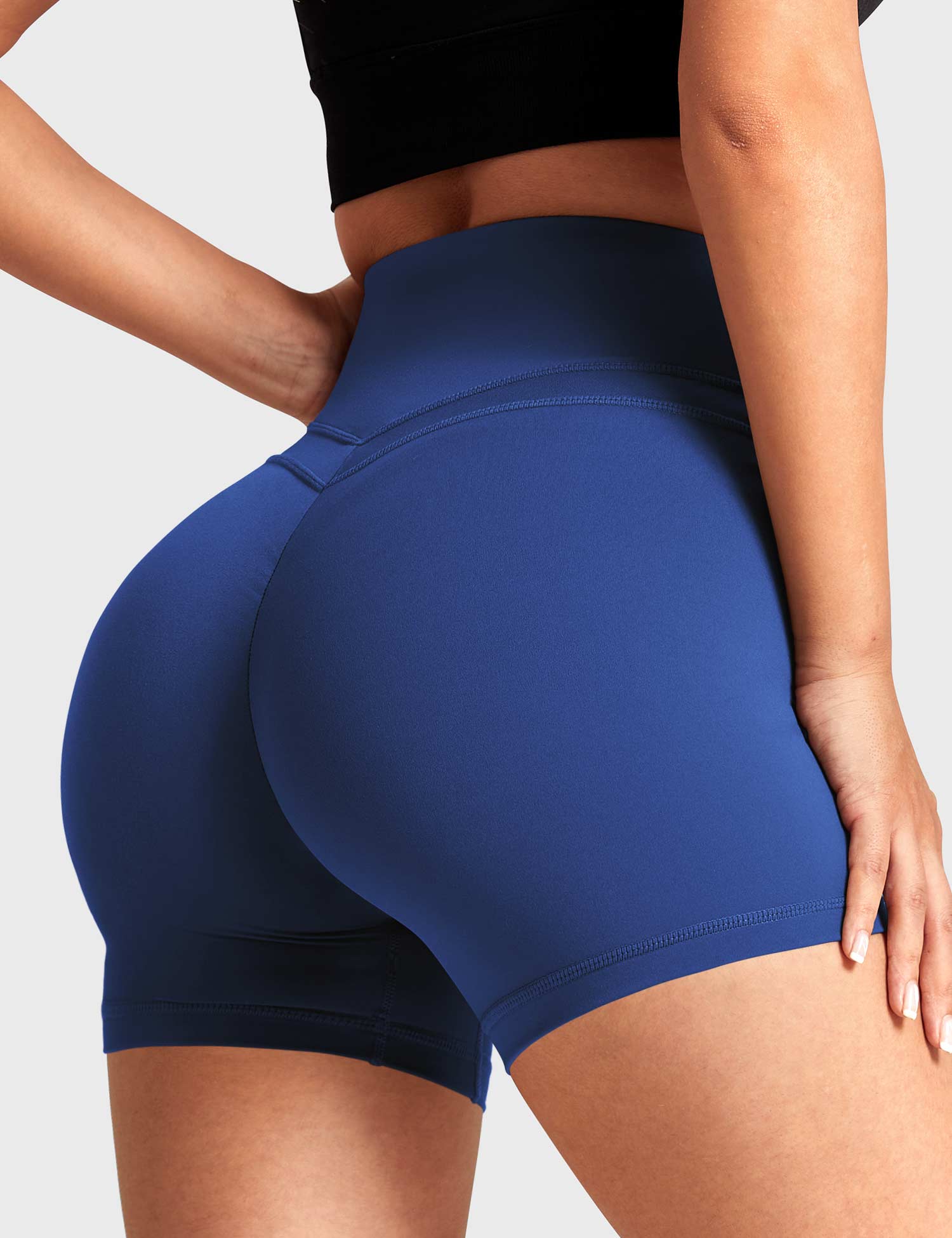 YGLEO Buttery High Waisted Shorts