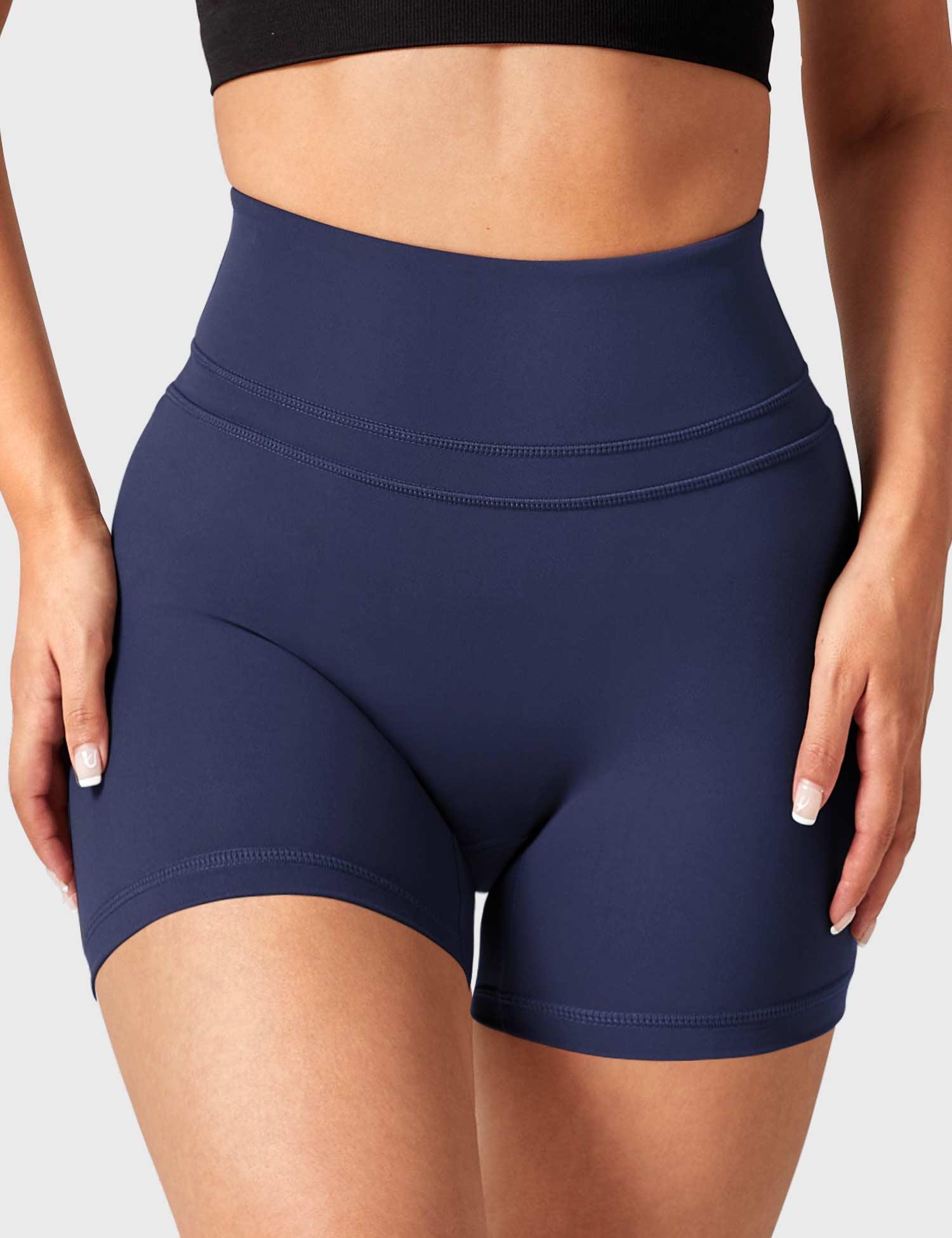 YGLEO Buttery High Waisted Shorts