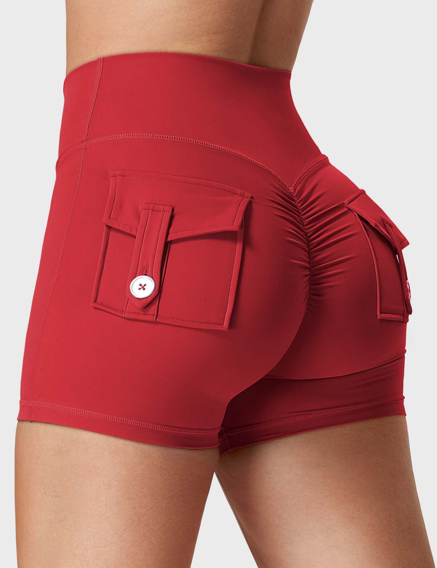 YGLEO V-waistband Charm Shorts