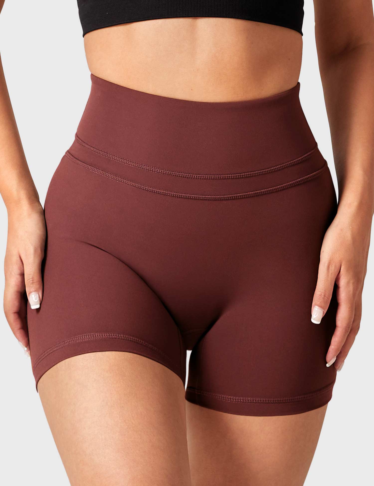 YGLEO Buttery High Waisted Shorts