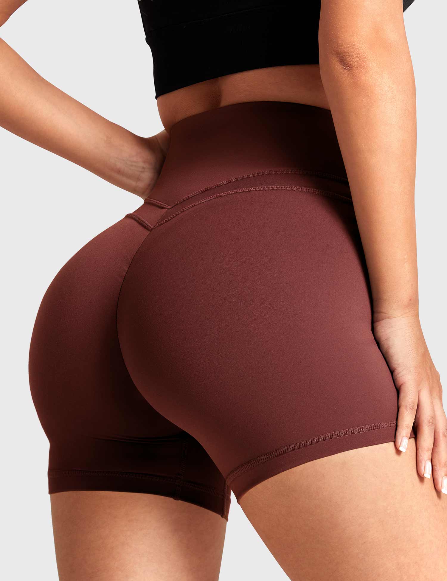 YGLEO Buttery High Waisted Shorts