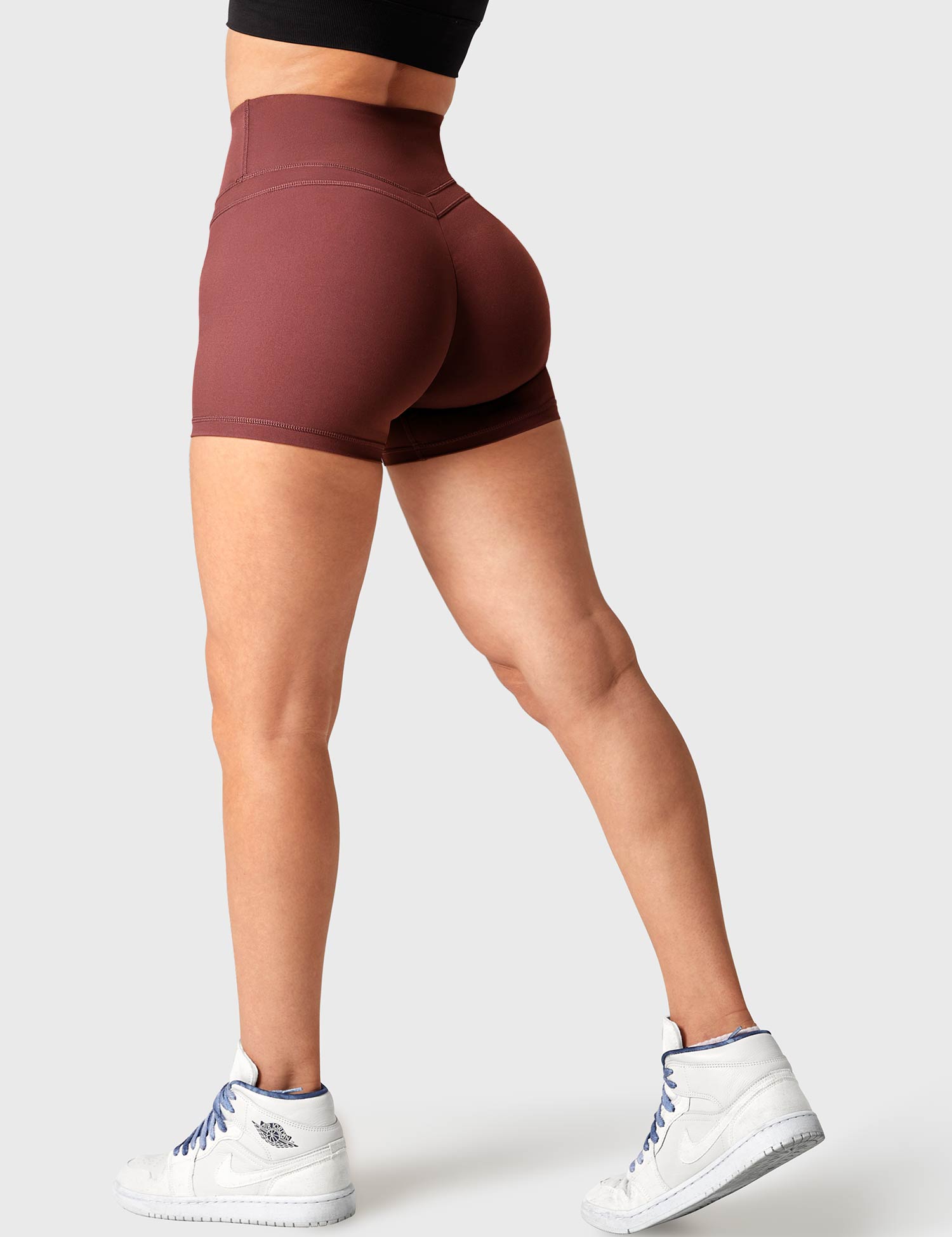 YGLEO Buttery High Waisted Shorts