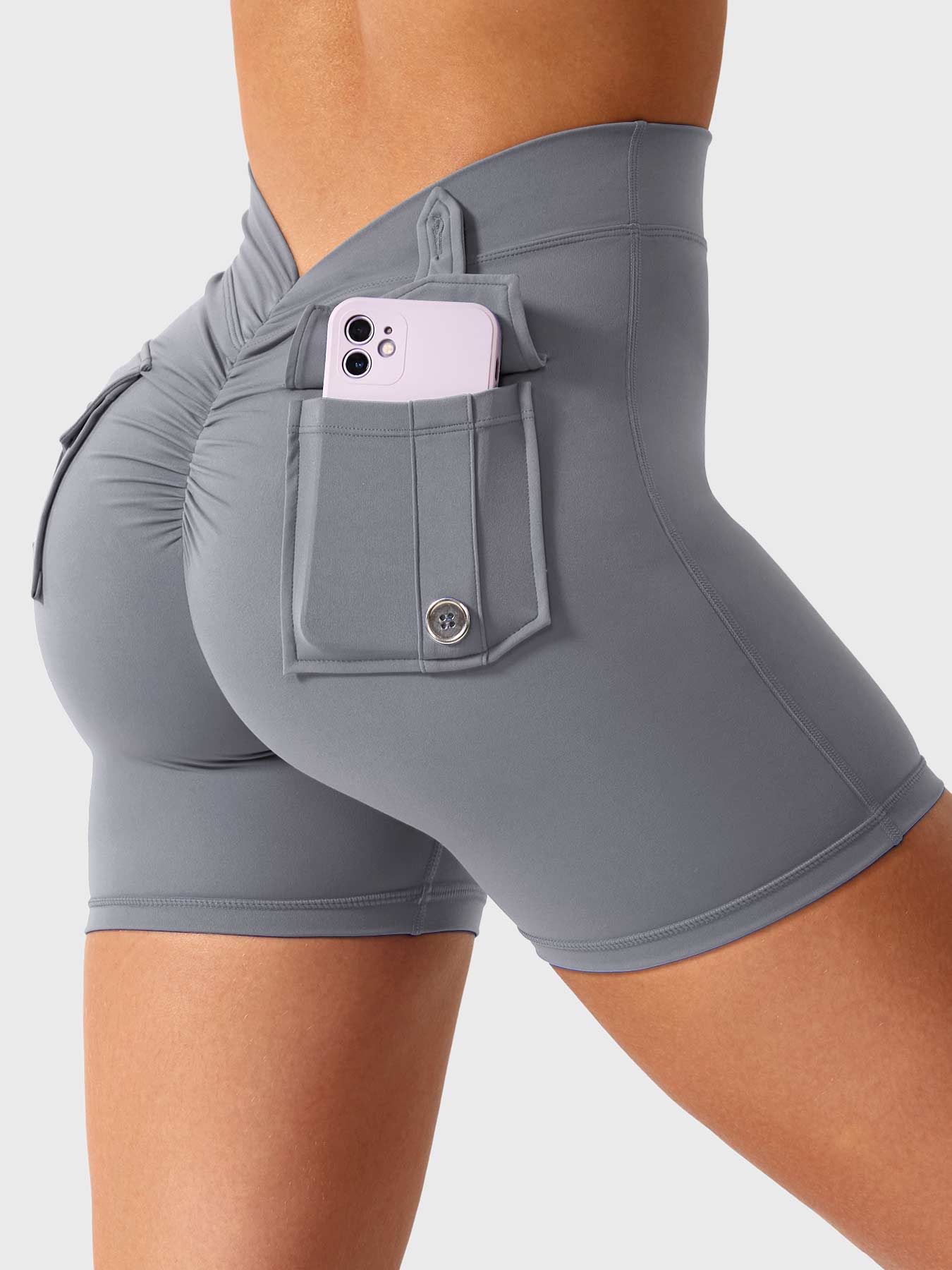 YGLEO V-Back Charm Shorts