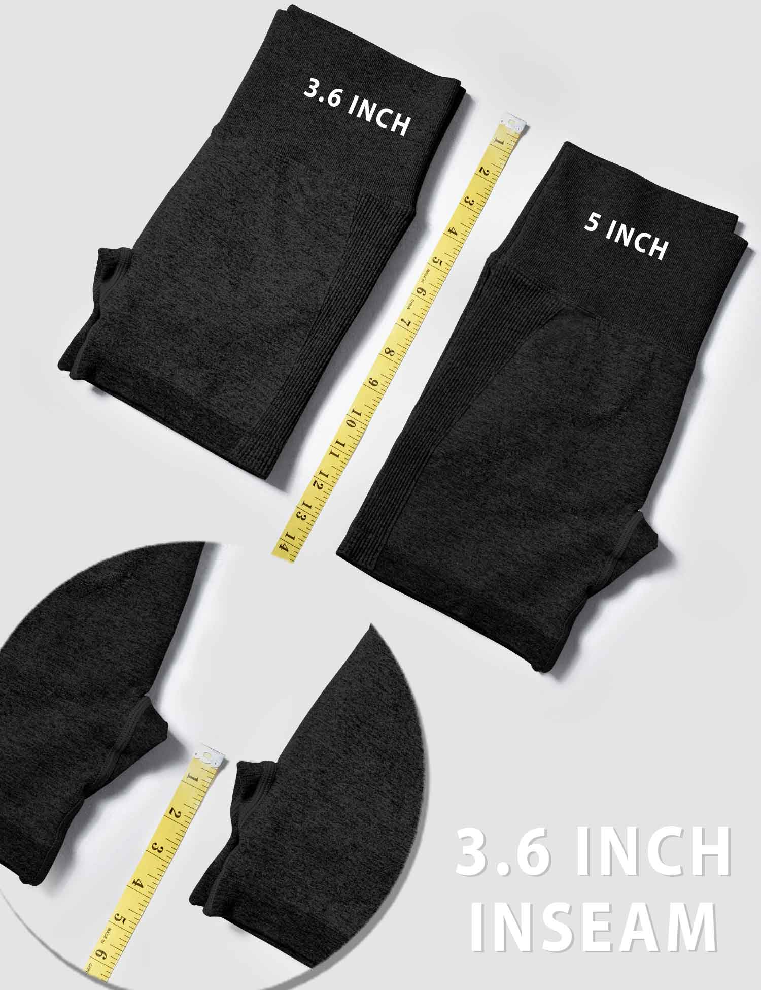 YGLEO 3.6"Professional Shorts