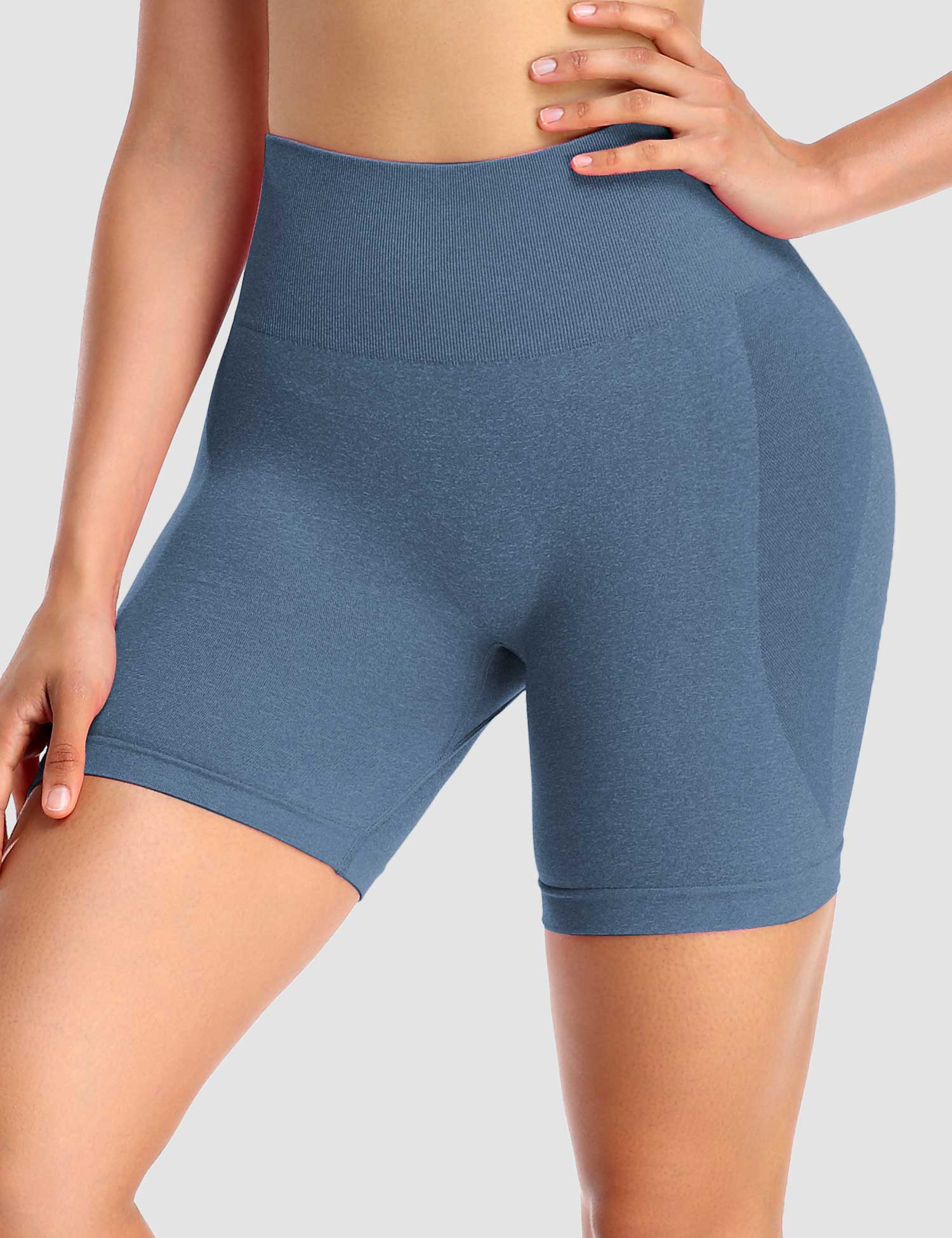 YGLEO Smile Contour Shorts