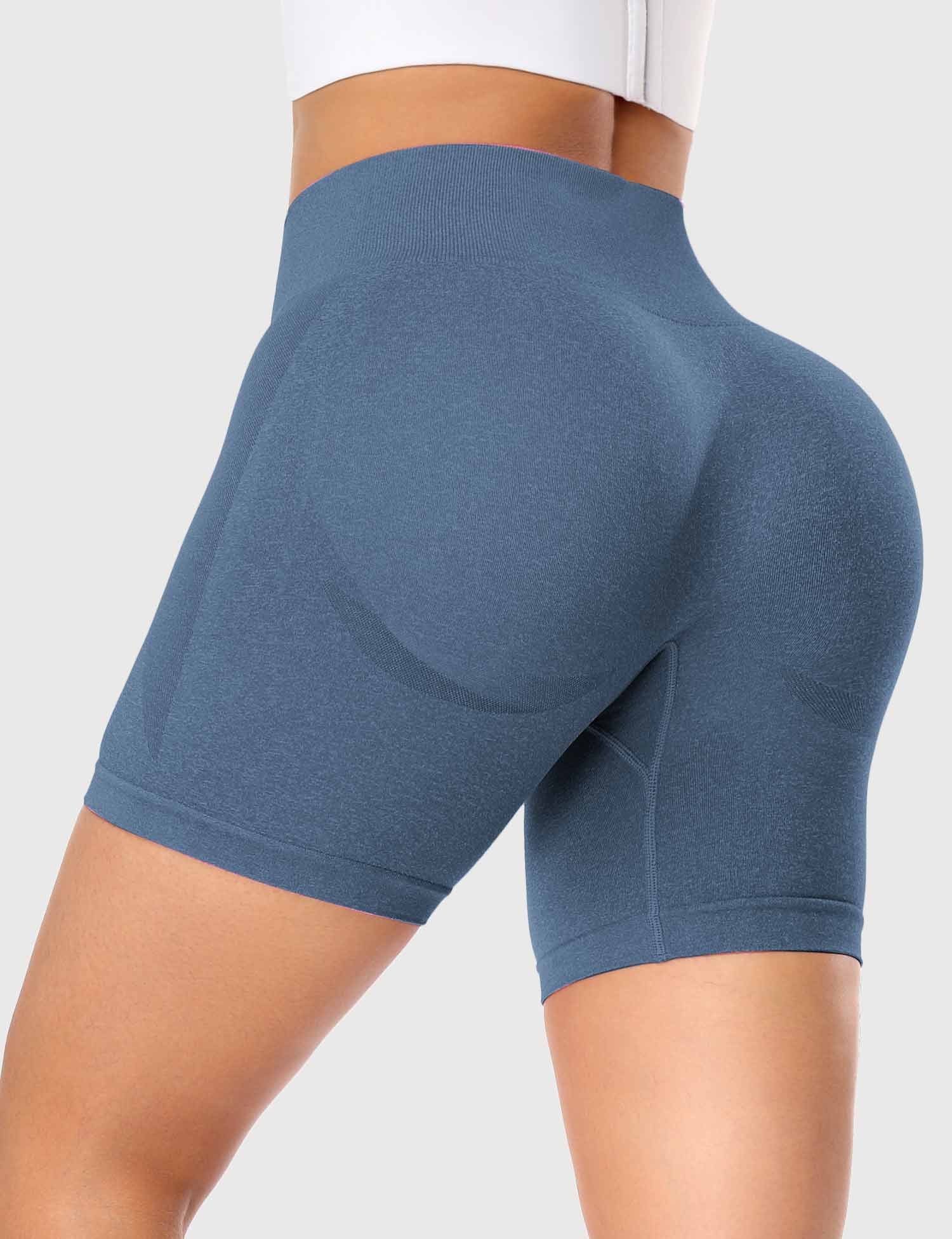 YGLEO Smile Contour Shorts