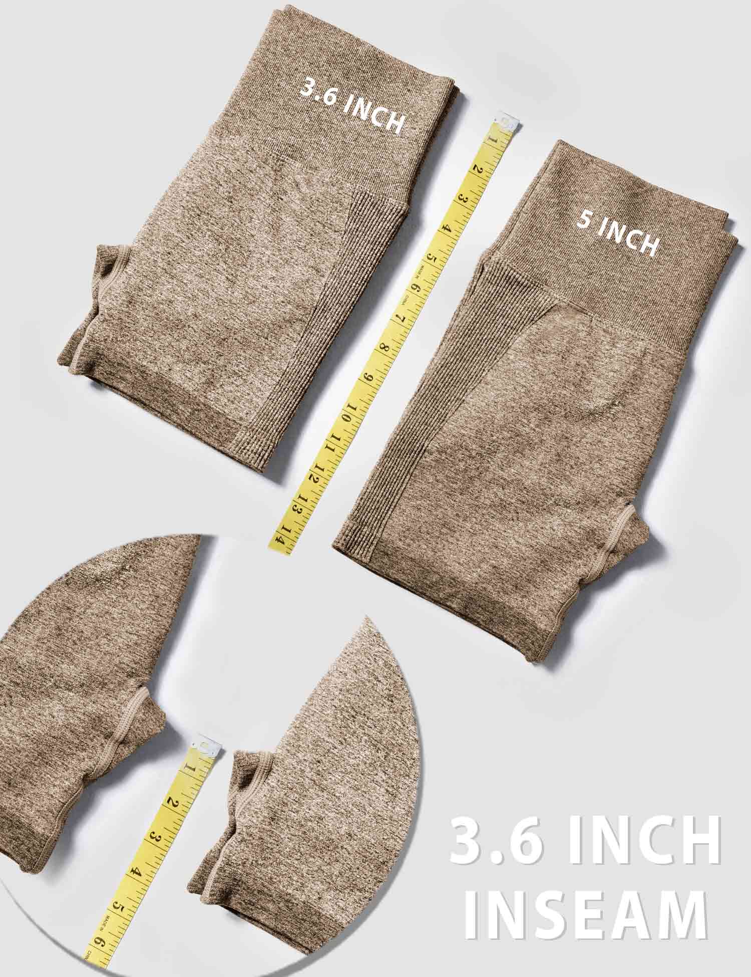YGLEO 3.6"Professional Shorts