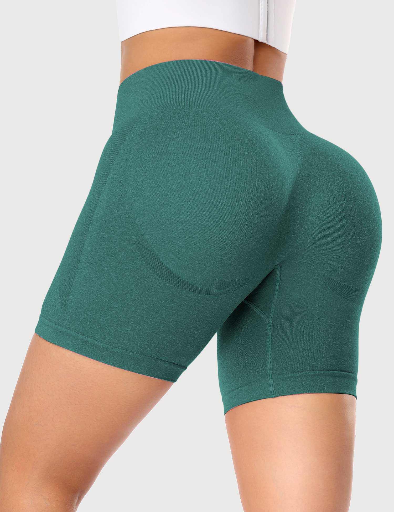 YGLEO Smile Contour Shorts