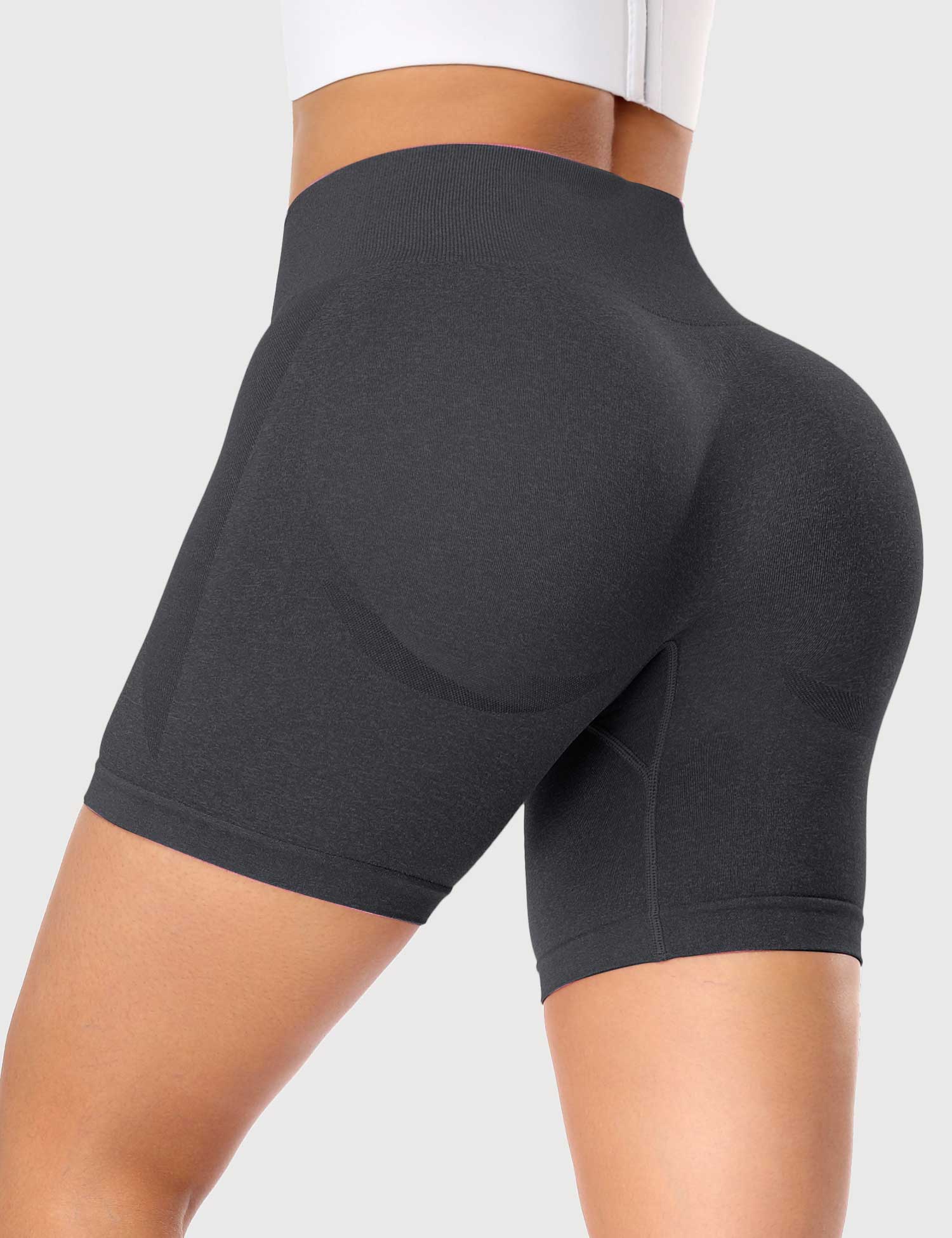 YGLEO Smile Contour Shorts