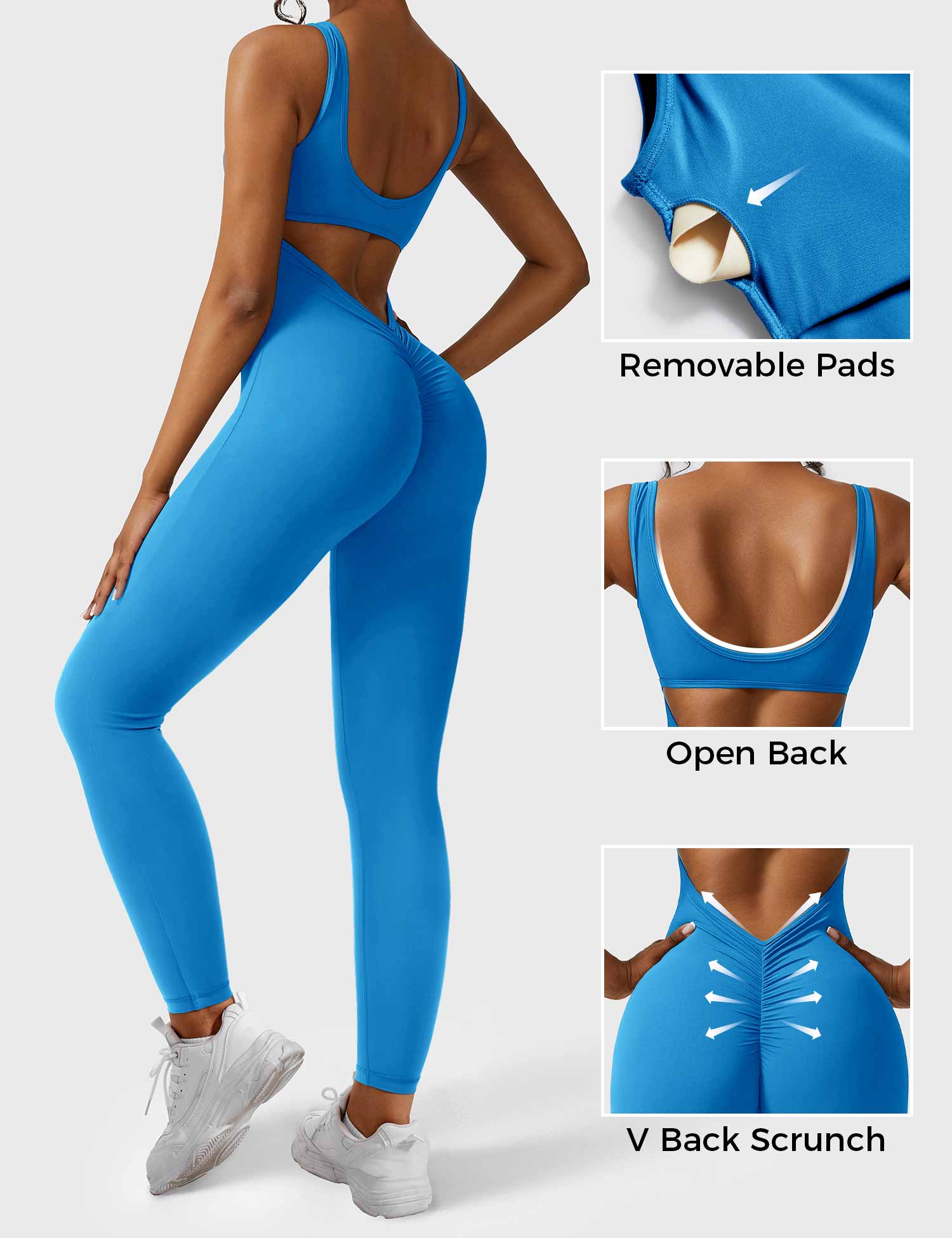YGLEO Lizvette V-Back Jumpsuit