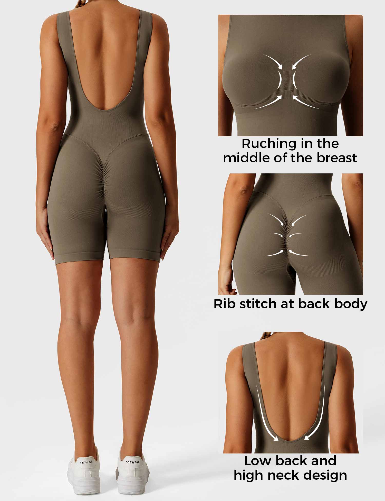 YGLEO Swanky Seamless Jumpsuit