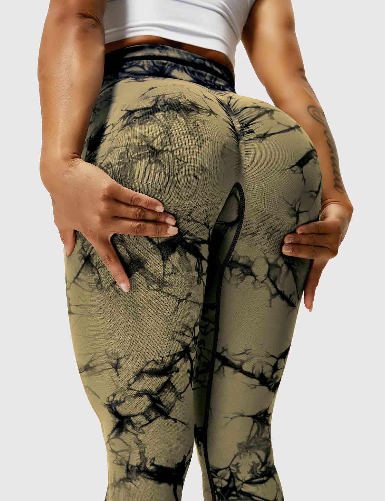 YGLEO Professional Tie Dye Leggings