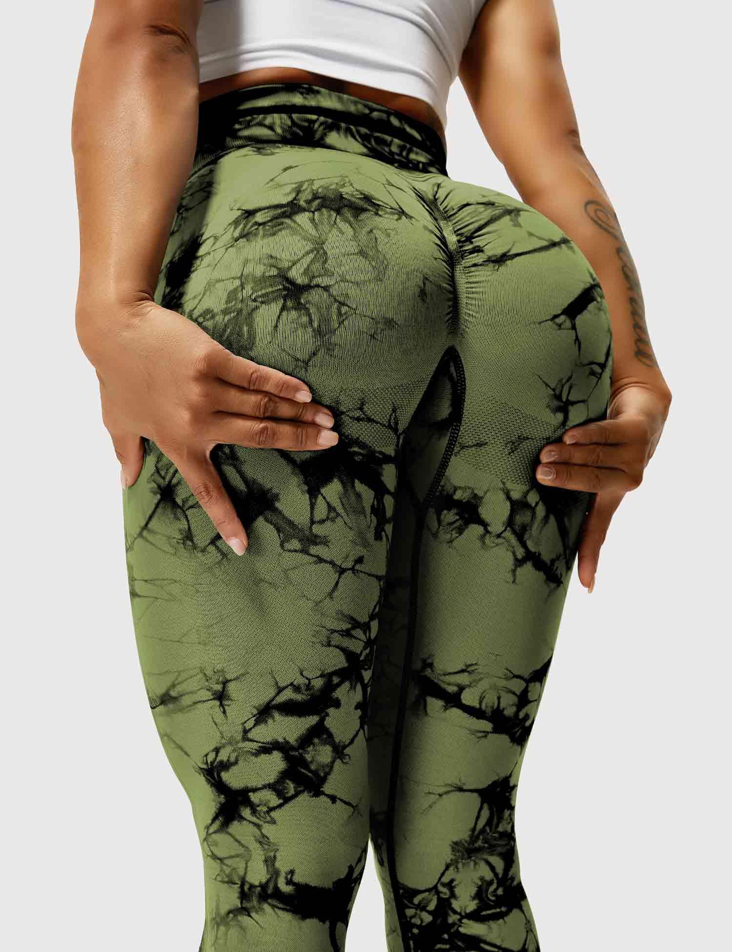 YGLEO Professional Tie Dye Leggings