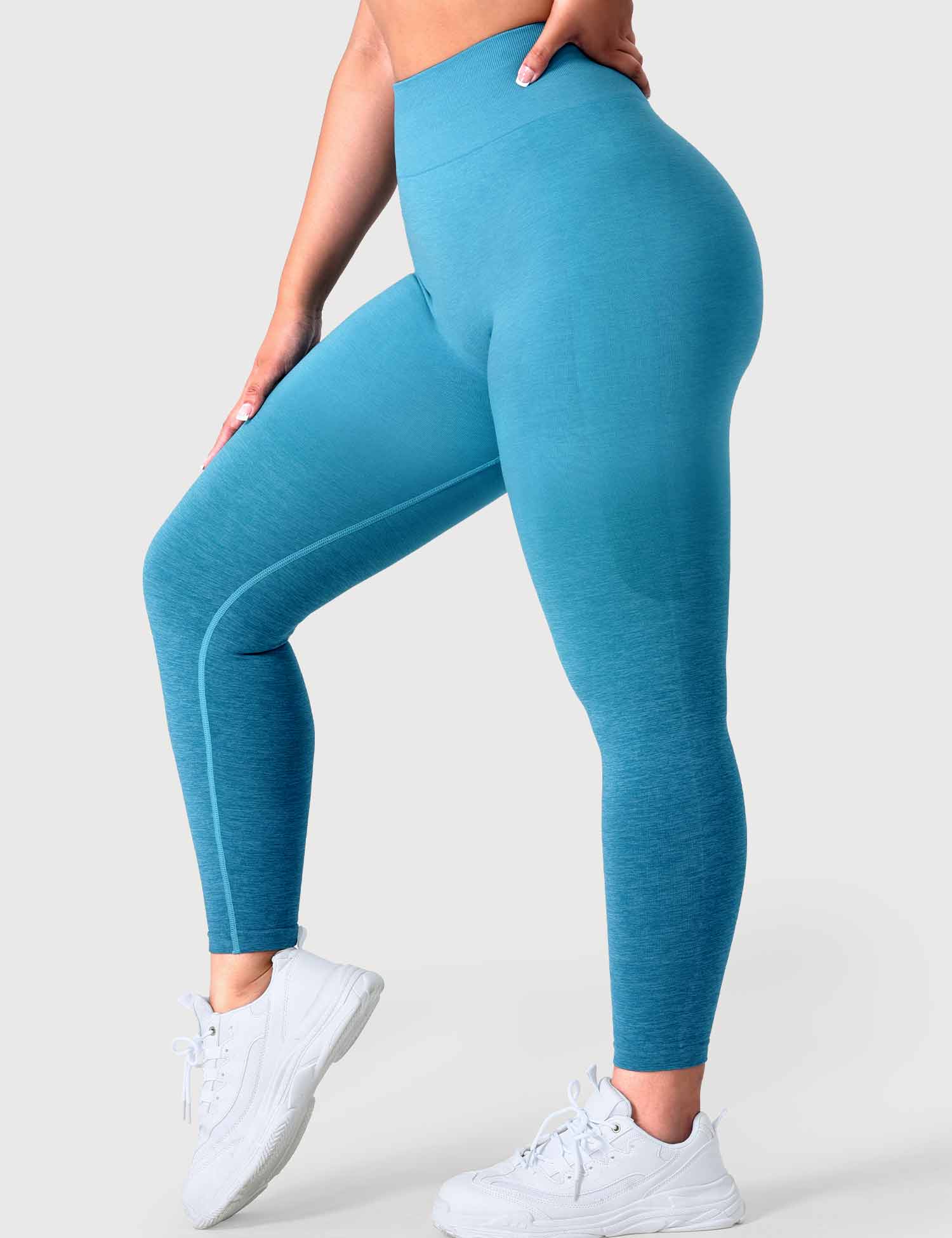 YGLEO Ombre Amplify Seamless Leggings