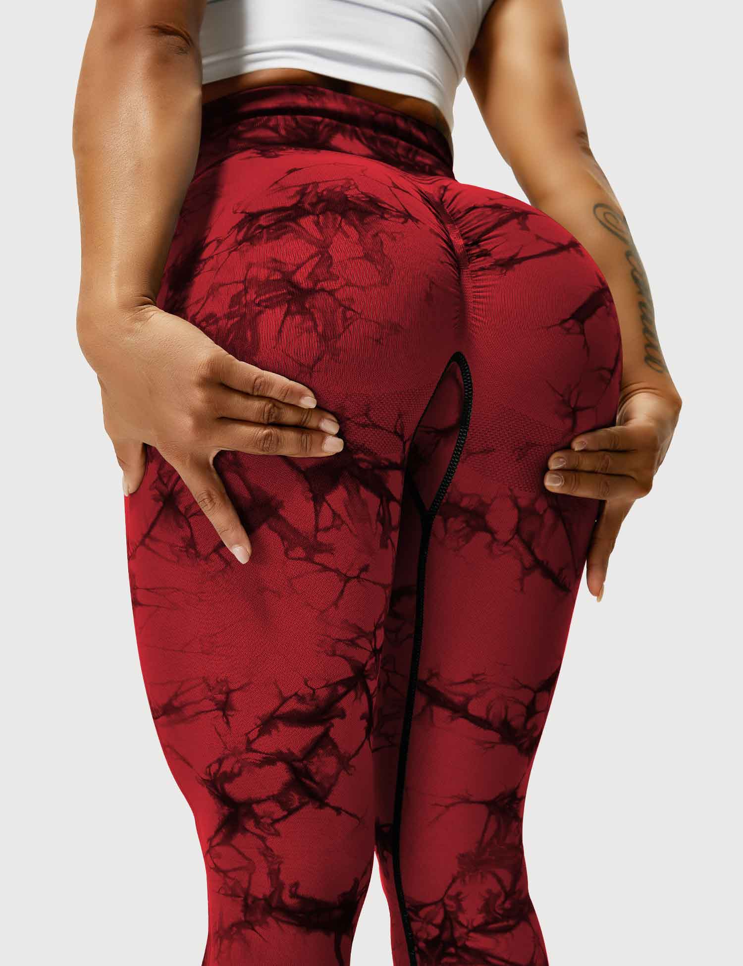 YGLEO Professional Tie Dye Leggings