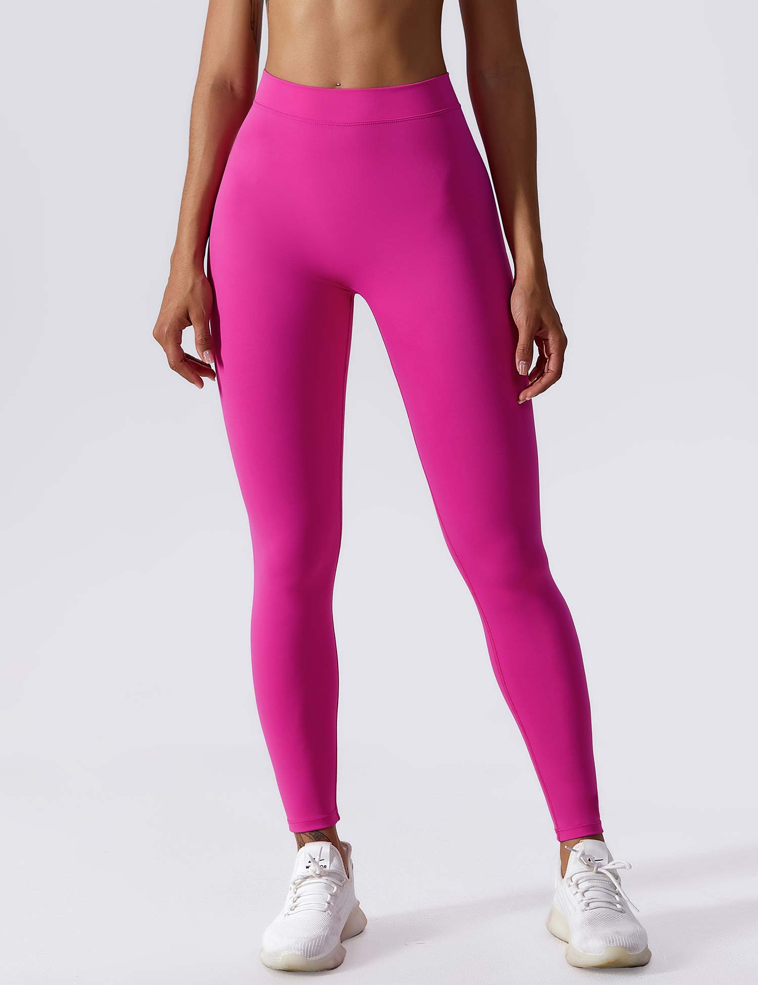YGLEO V-back Ruched Leggings