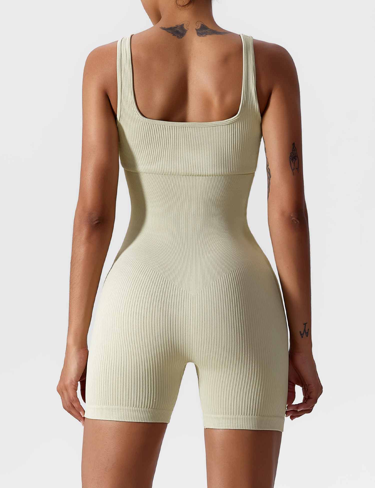 YGLEO U-Neck Seamless Romper