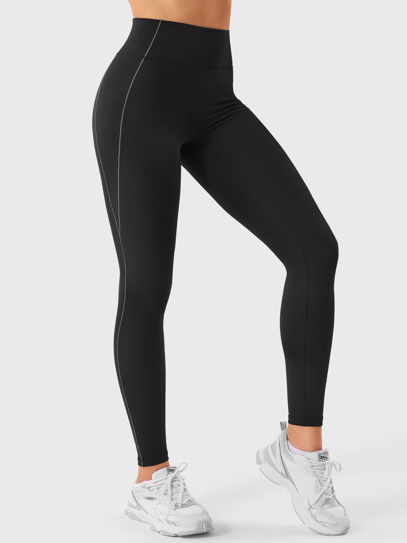 YGLEO Clementine Half Zip Crop Top Leggings Sets