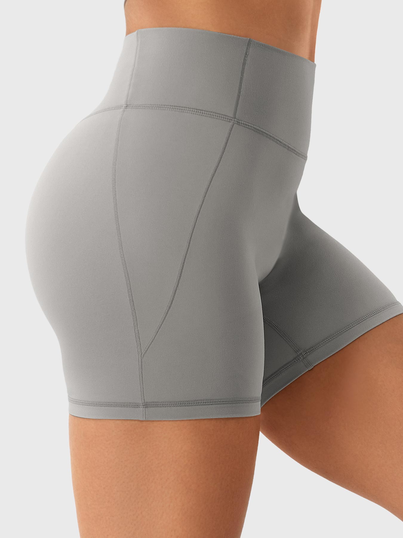 YGLEO Clementine Half Zip Crop Top Shorts Sets