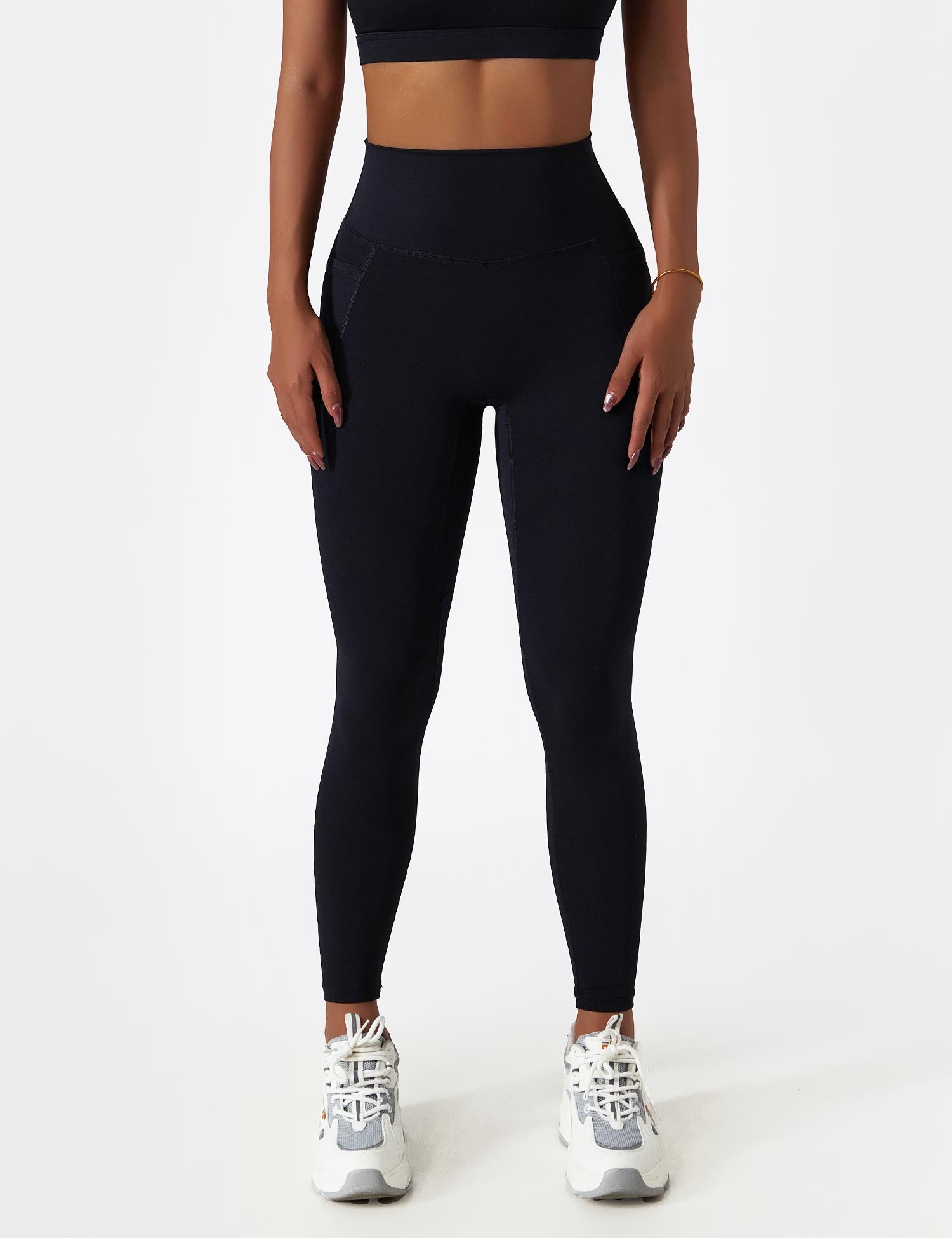 YGLEO One Shoulder Sports Set