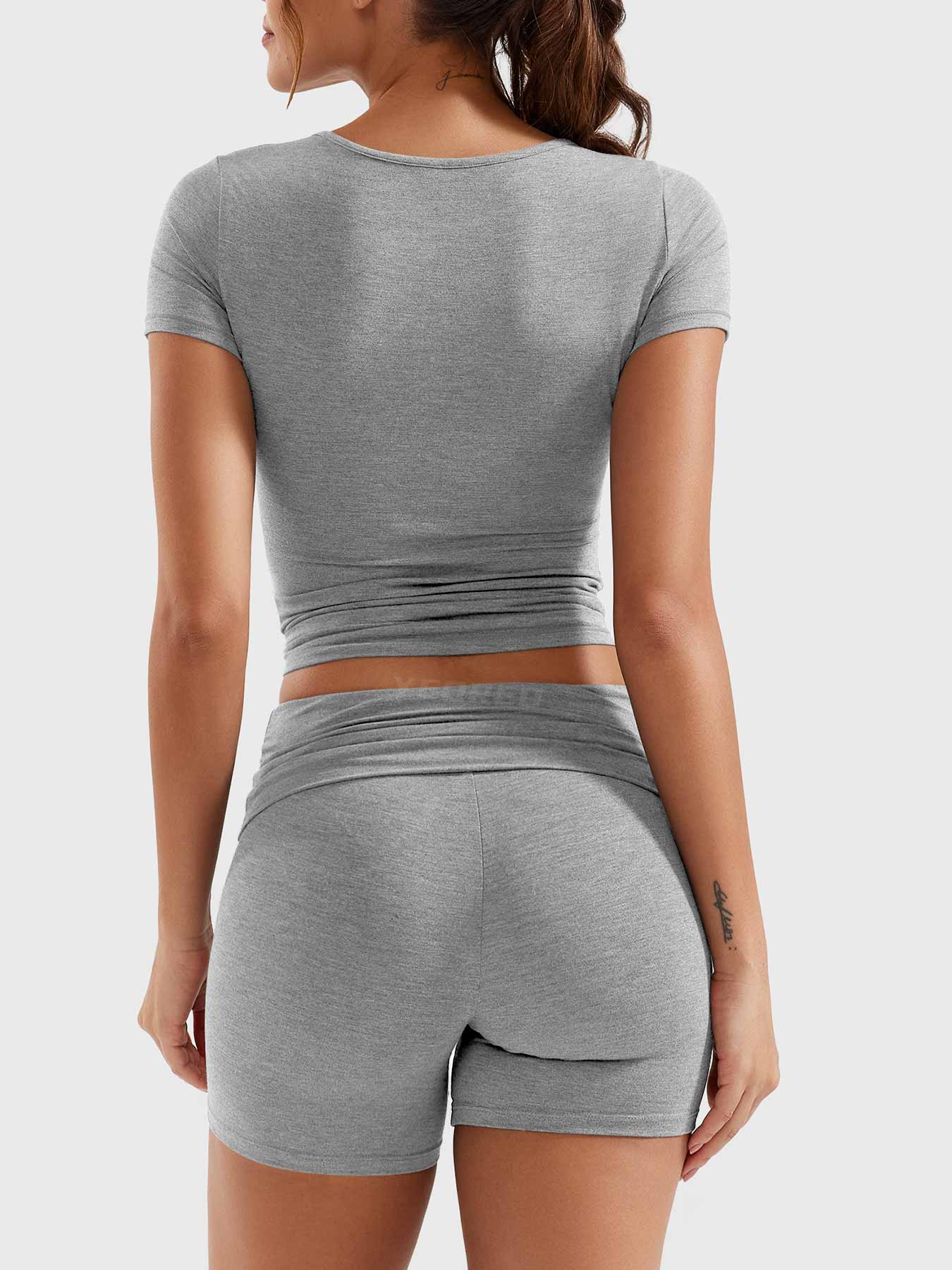 YGLEO Erna Shorts Lounge Sets