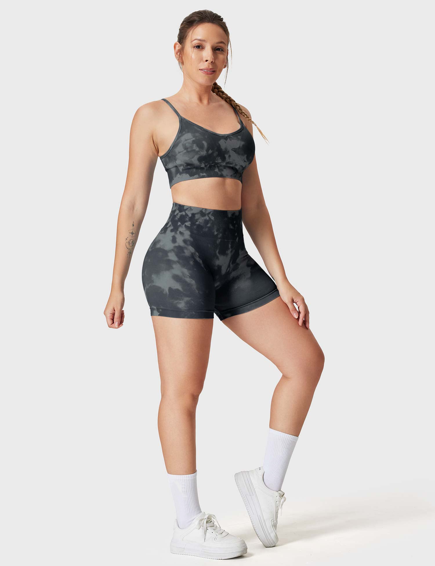 YGLEO Seamless Print Jada Shorts
