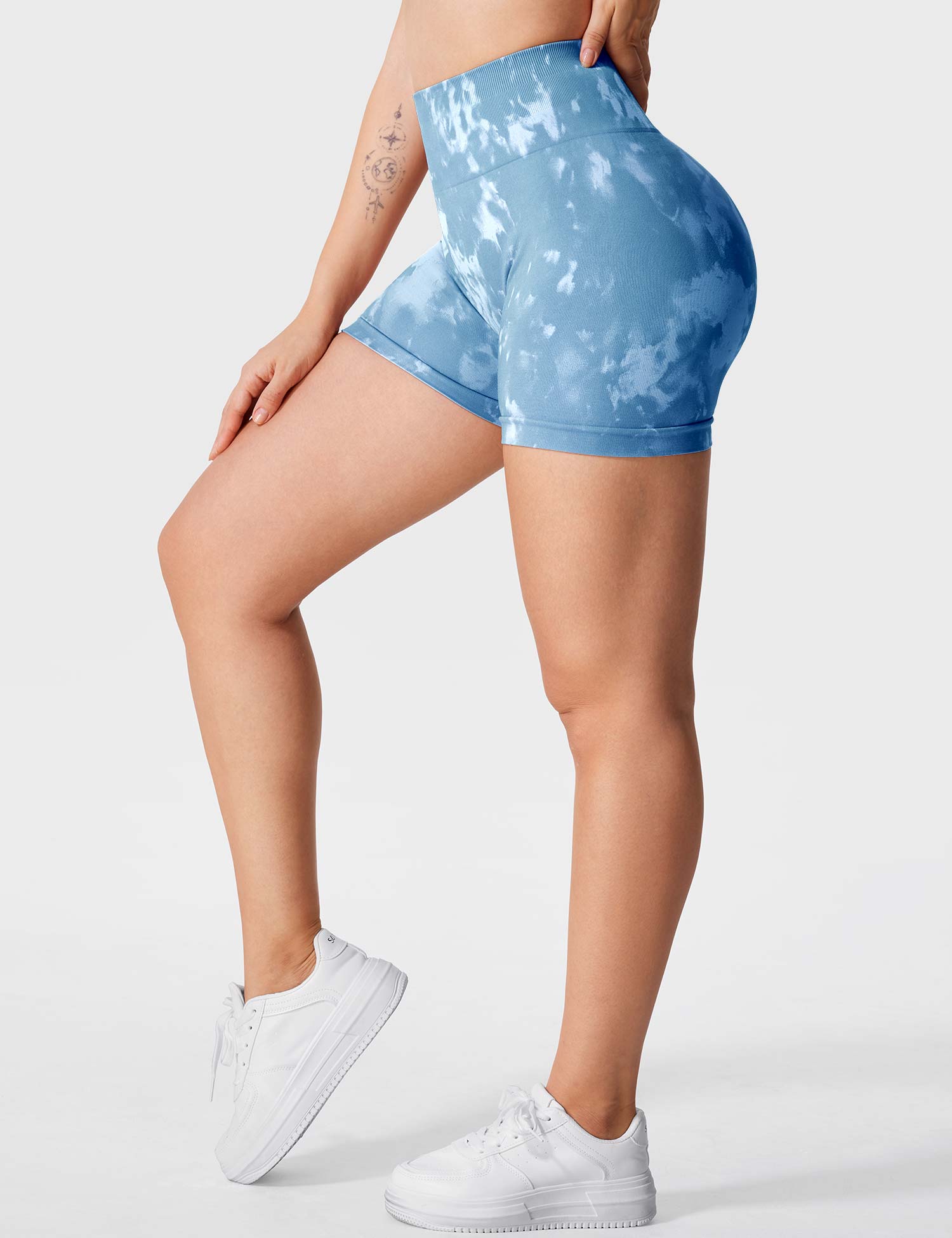 YGLEO Seamless Print Jada Shorts