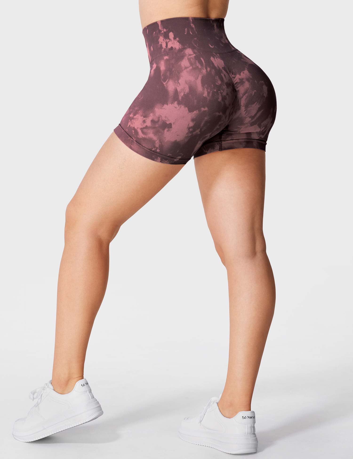 YGLEO Seamless Print Jada Shorts